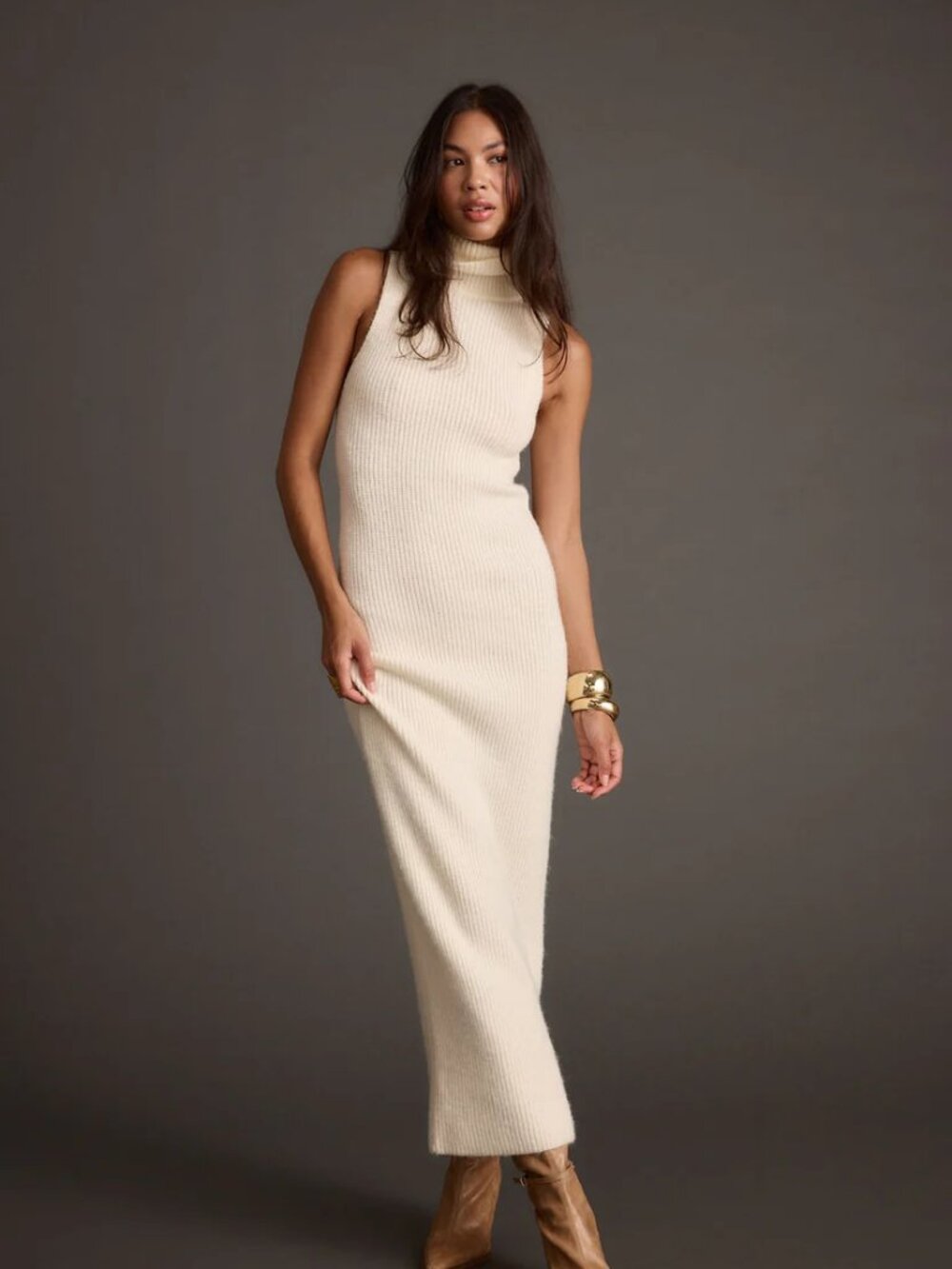 Beyond Yoga Sleeveless Sweater Maxi Dress size M